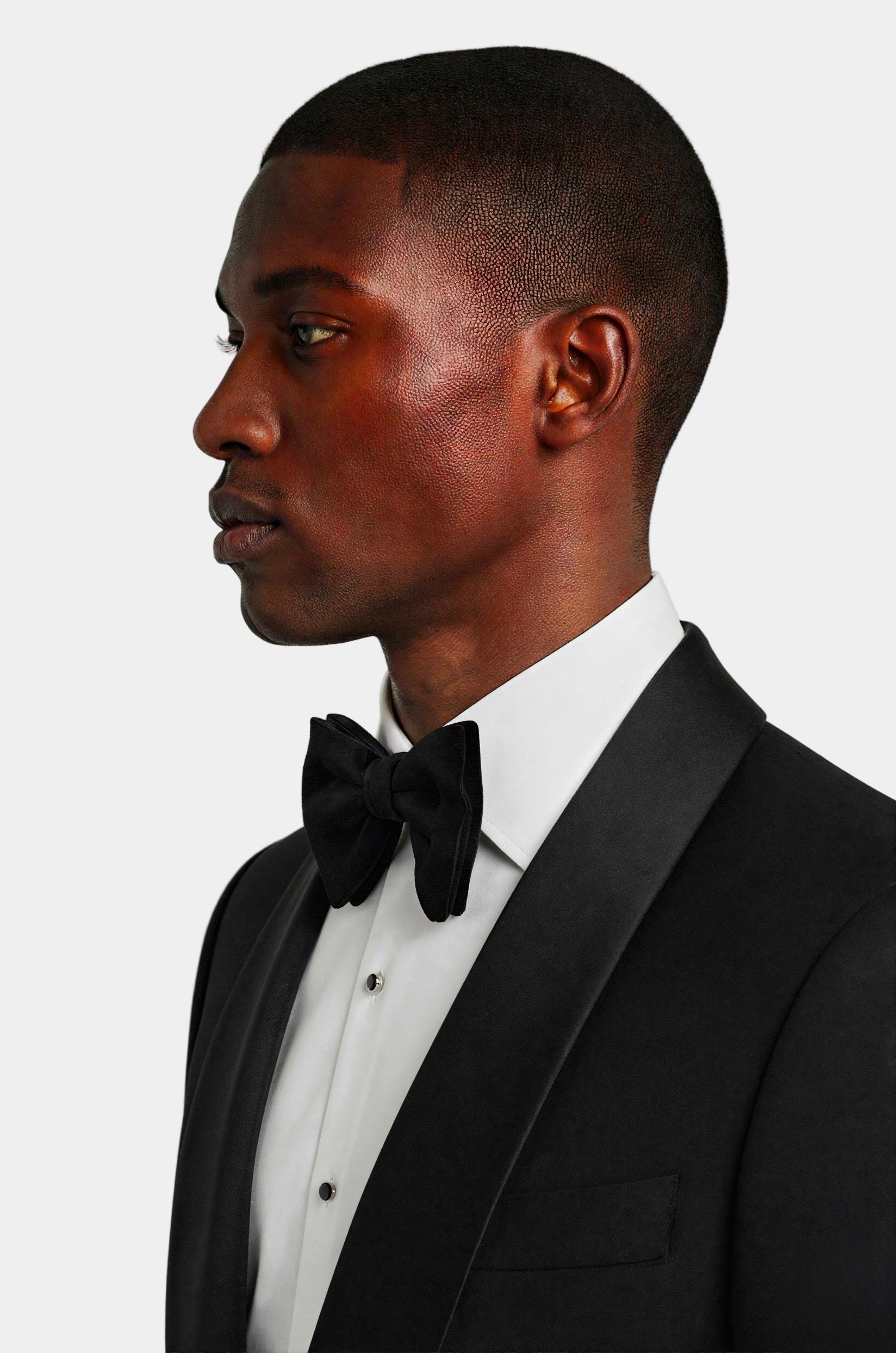 Zane Barläs Black Monaco Tuxedo, styled full look on model