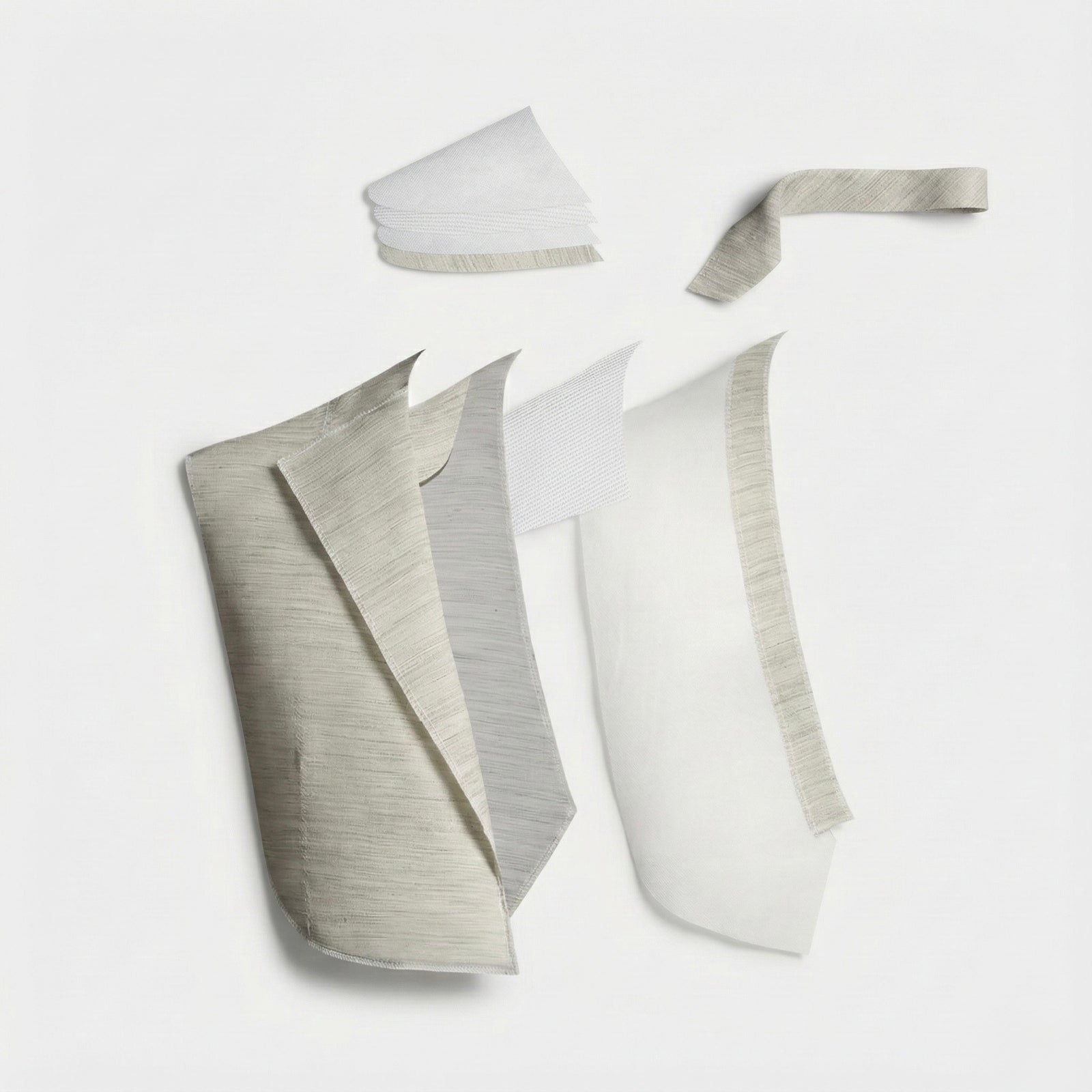Zane Barläs half canvas construction — floating chest piece tailored suit jacket