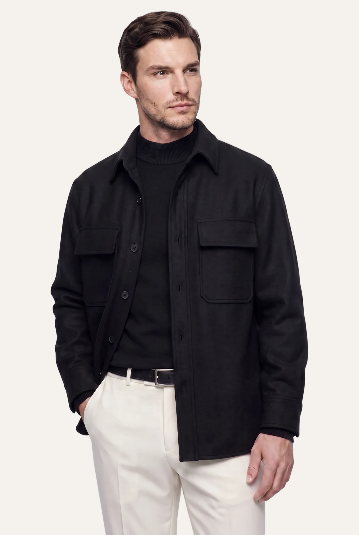 Black Shirt Jacket, hero