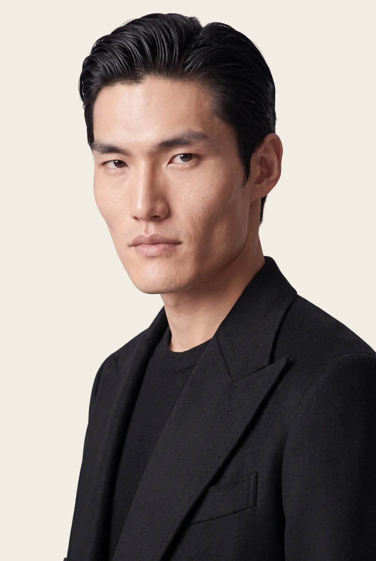 Manhattan Black Overcoat, portrait