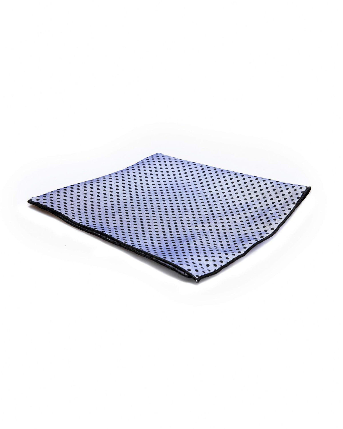 Zane Barläs Violet Silk Pocket Square, on white background