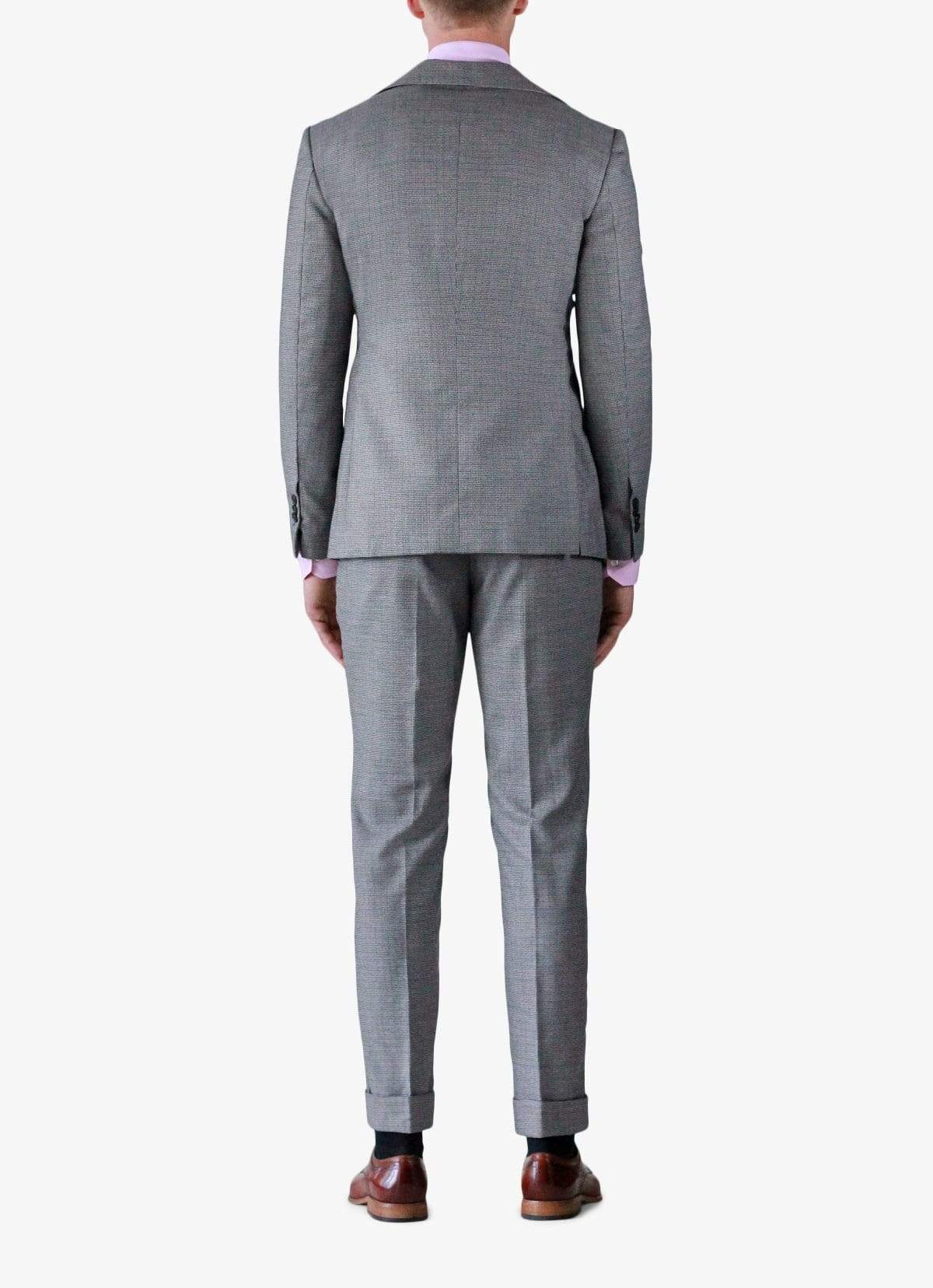 Saint Tropez Grey Houndstooth