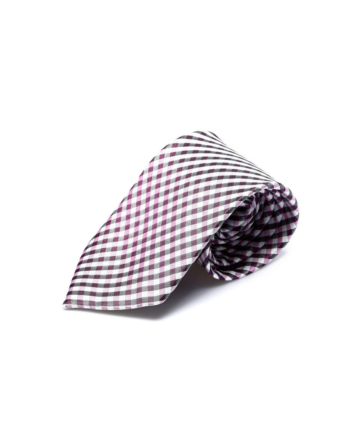 Zane Barläs Red Silk Tie, on white background