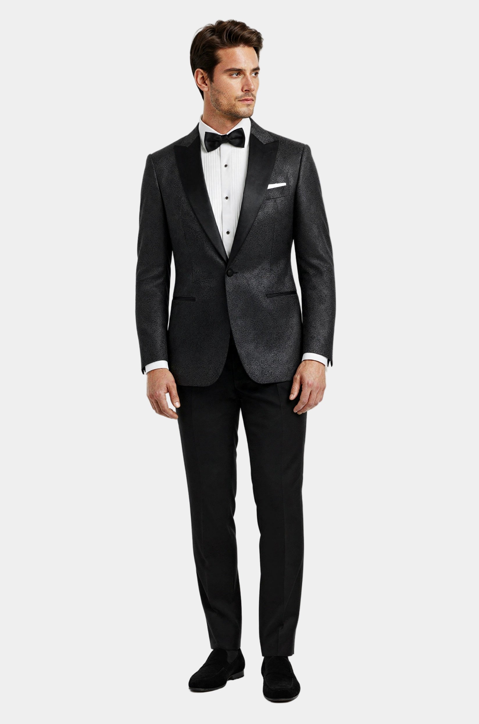 Grey Statement Dinner Jacket