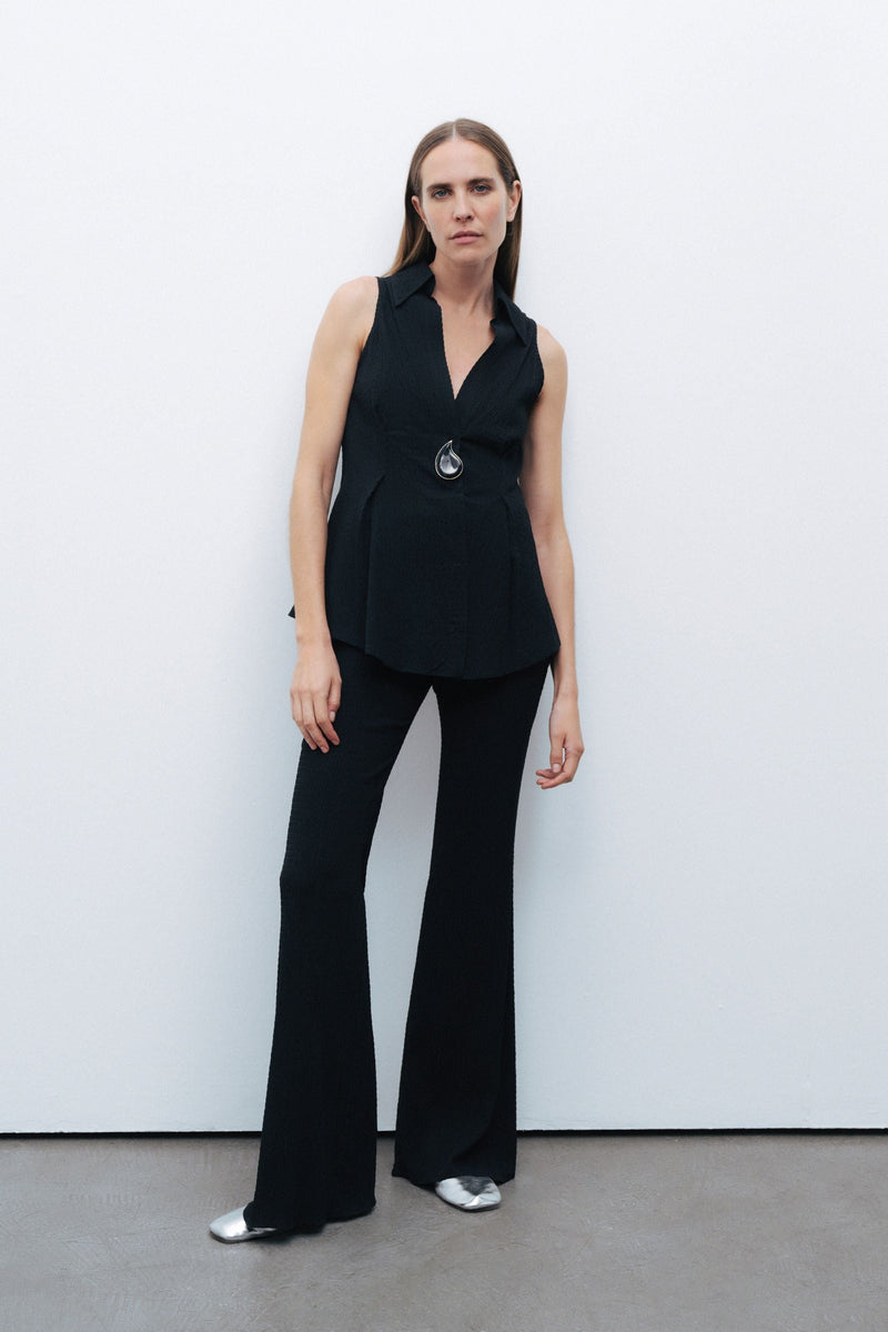 Accessory Detailed Blouse