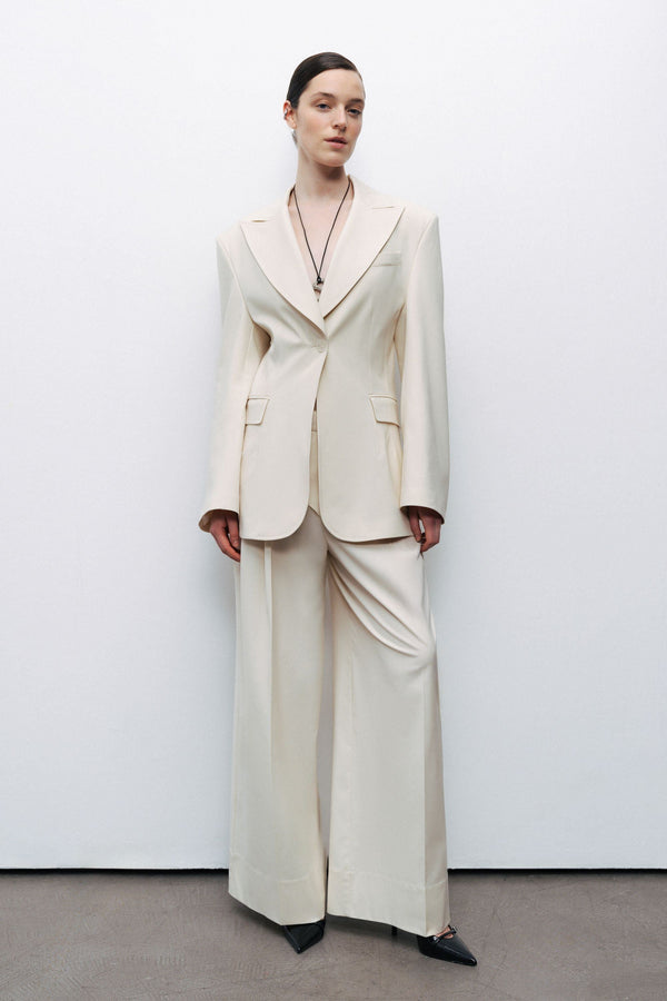 Asymmetric Placket Detail Pants