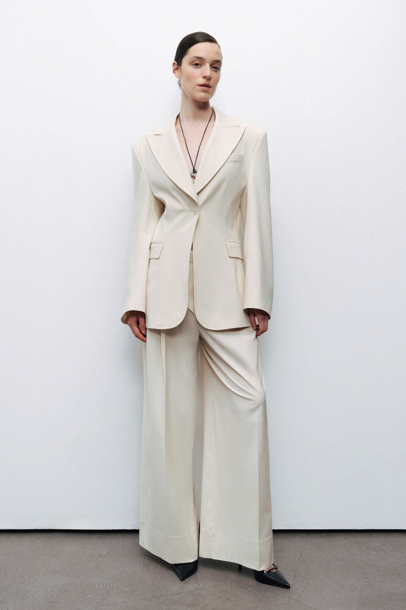 Asymmetric Placket Detail Pants