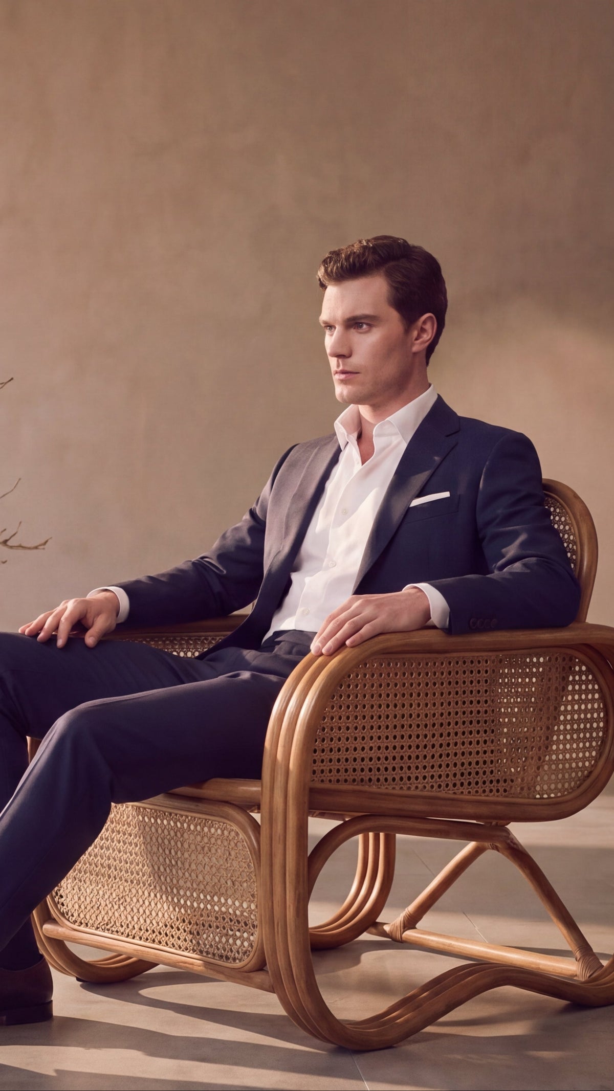 Zane Barläs menswear — summer collection editorial campaign mobile, men's tailored suits