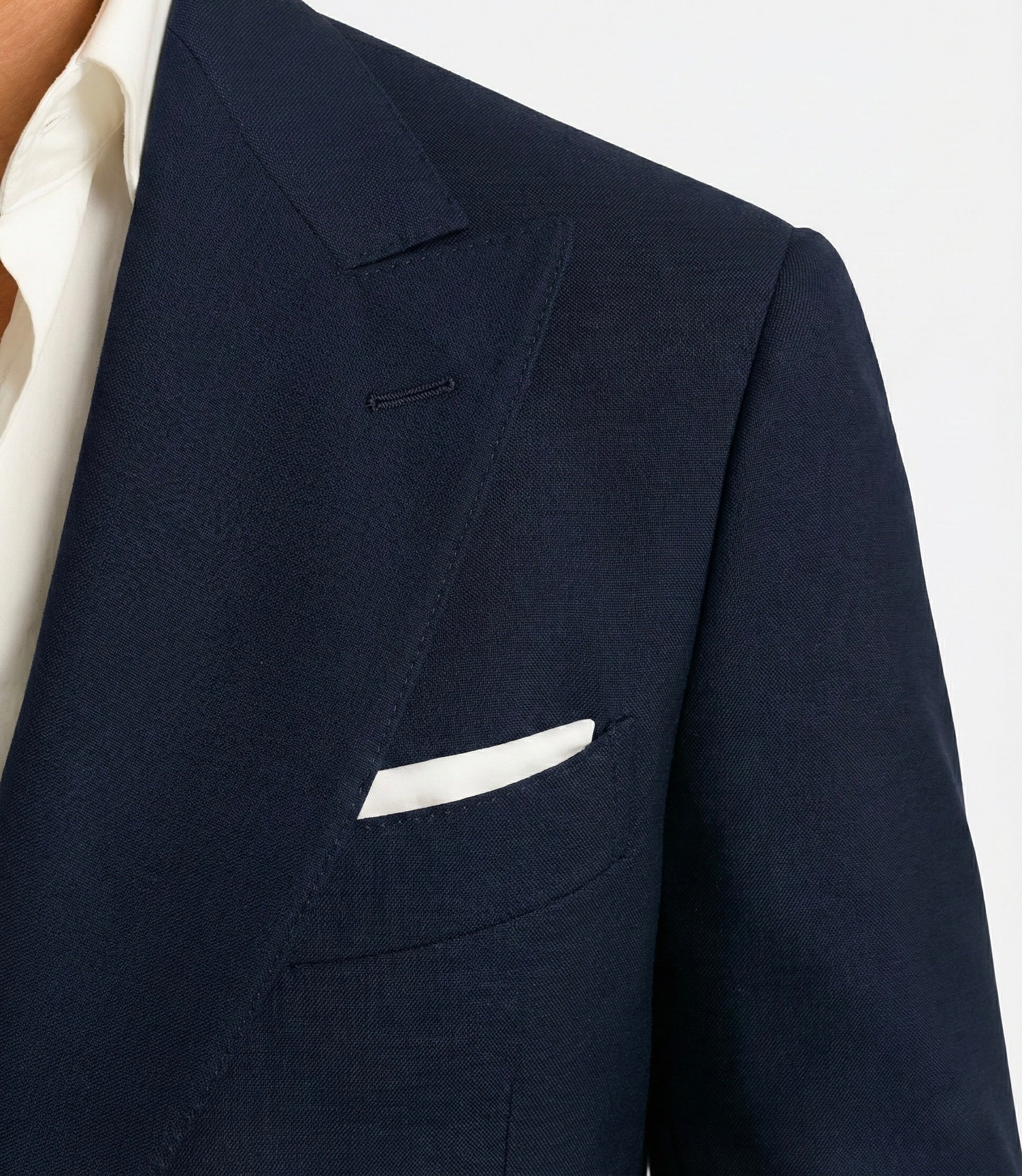 Zane Barläs high armhole construction, double breasted suit armhole detail