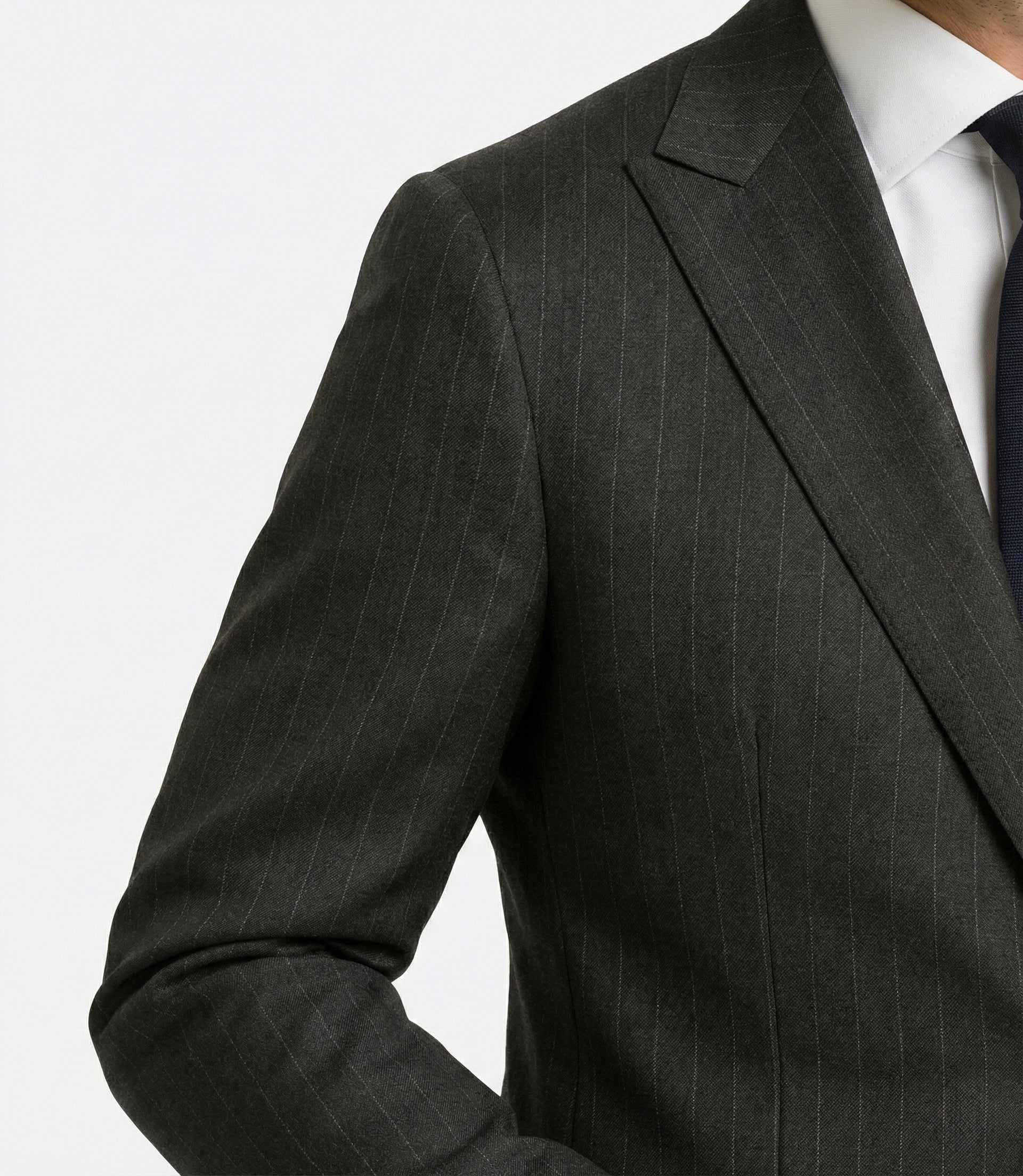 Zane Barläs high armhole construction, suit jacket armhole detail