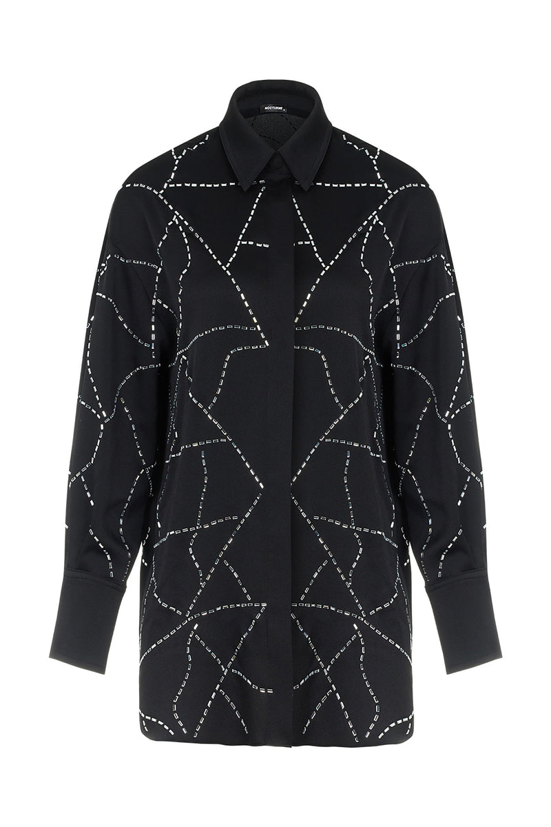 Baguette Stone Oversize Shirt (Final Sale)