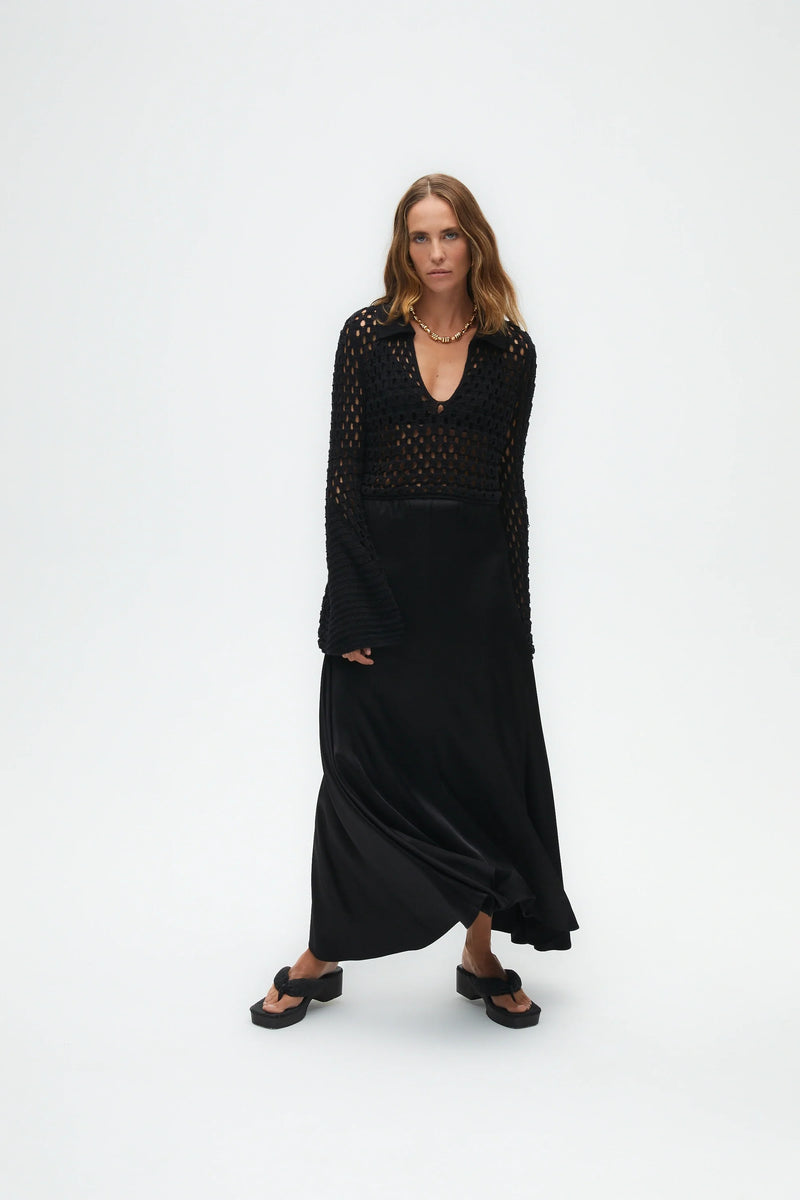 Asymmetrical Long Skirt