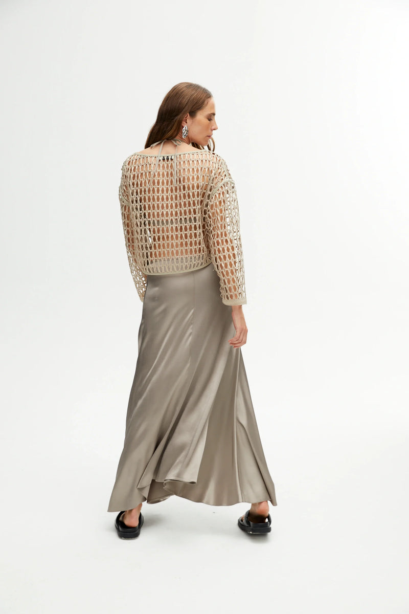 Asymmetrical Long Skirt