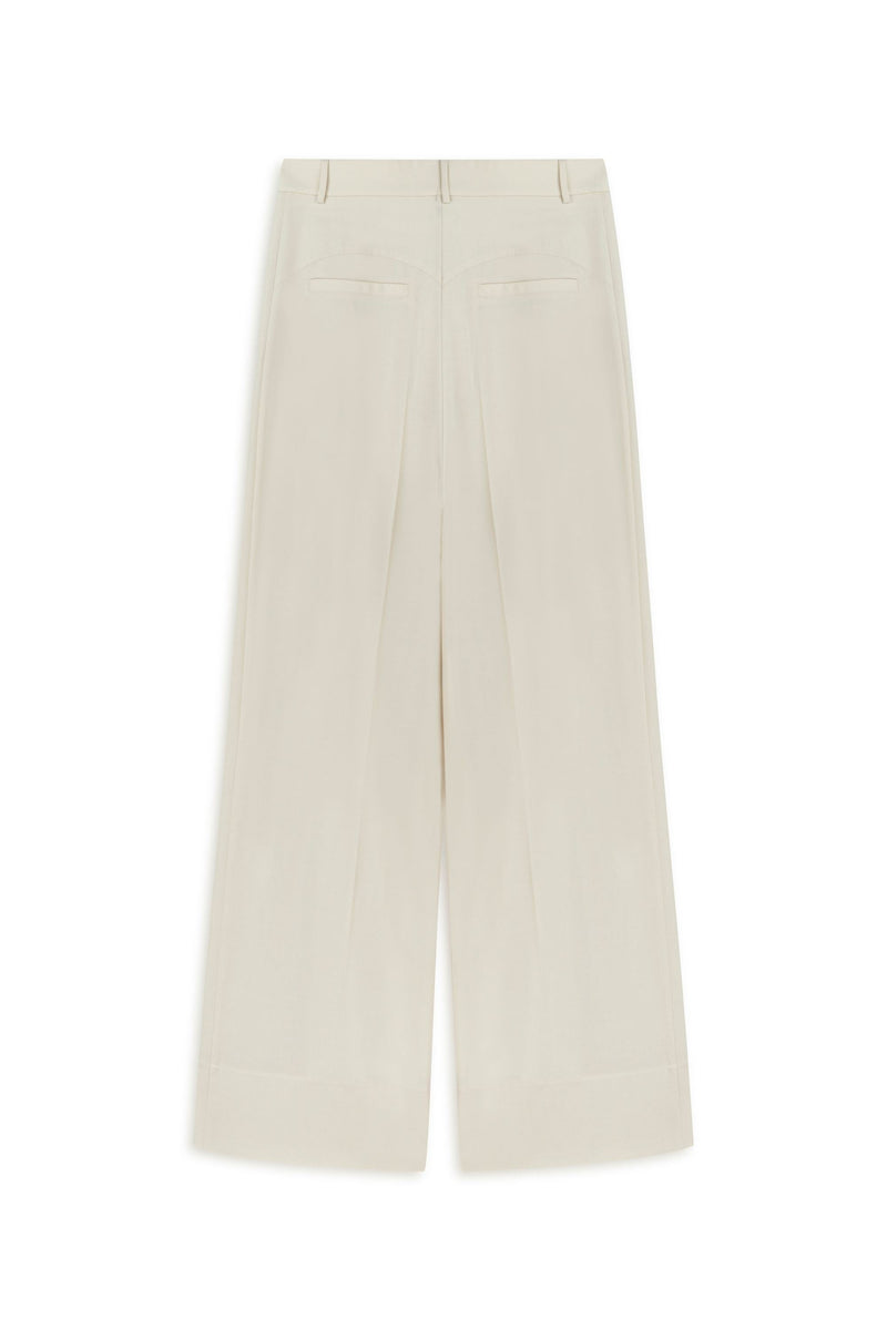 Asymmetric Placket Detail Pants