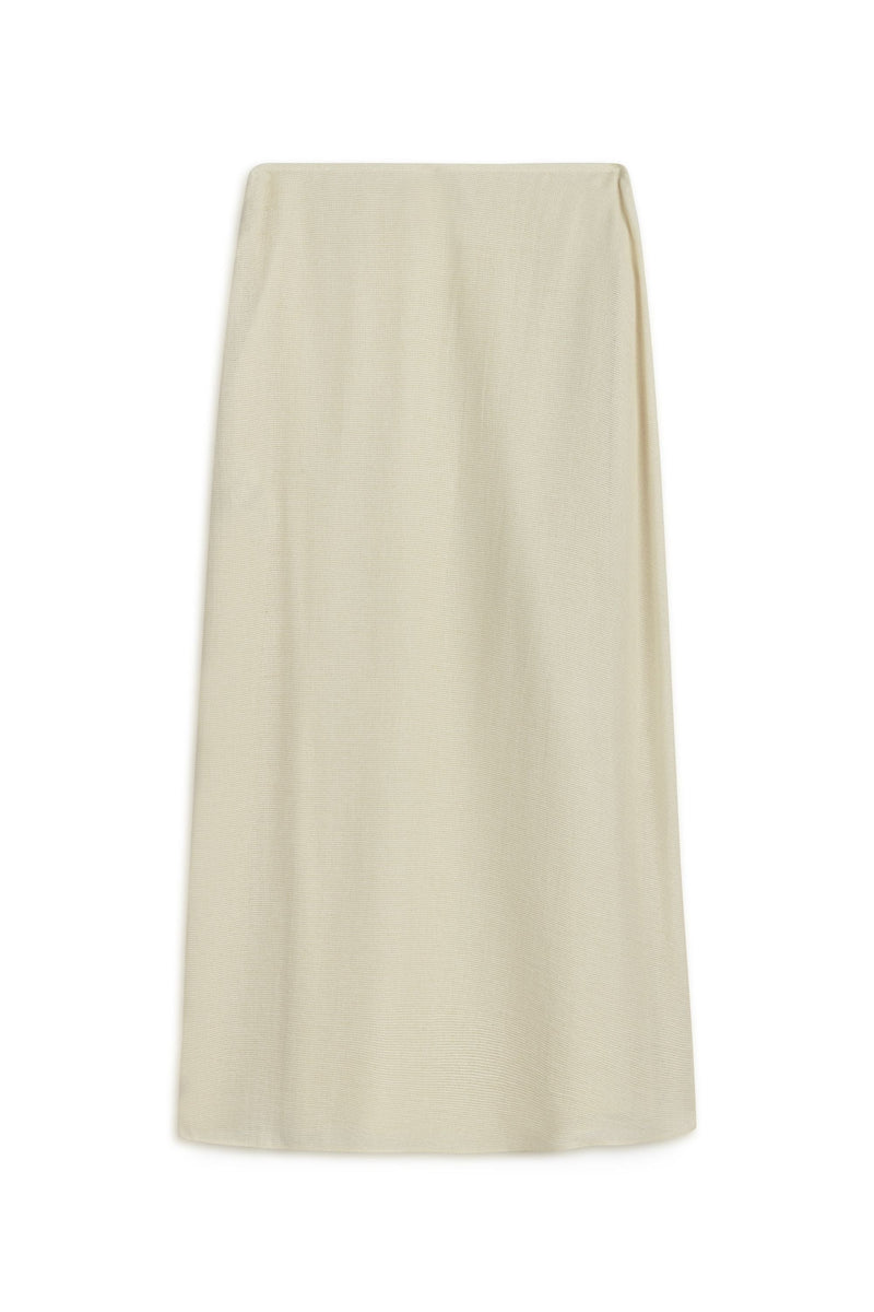 Beaded Embroidered Midi Skirt