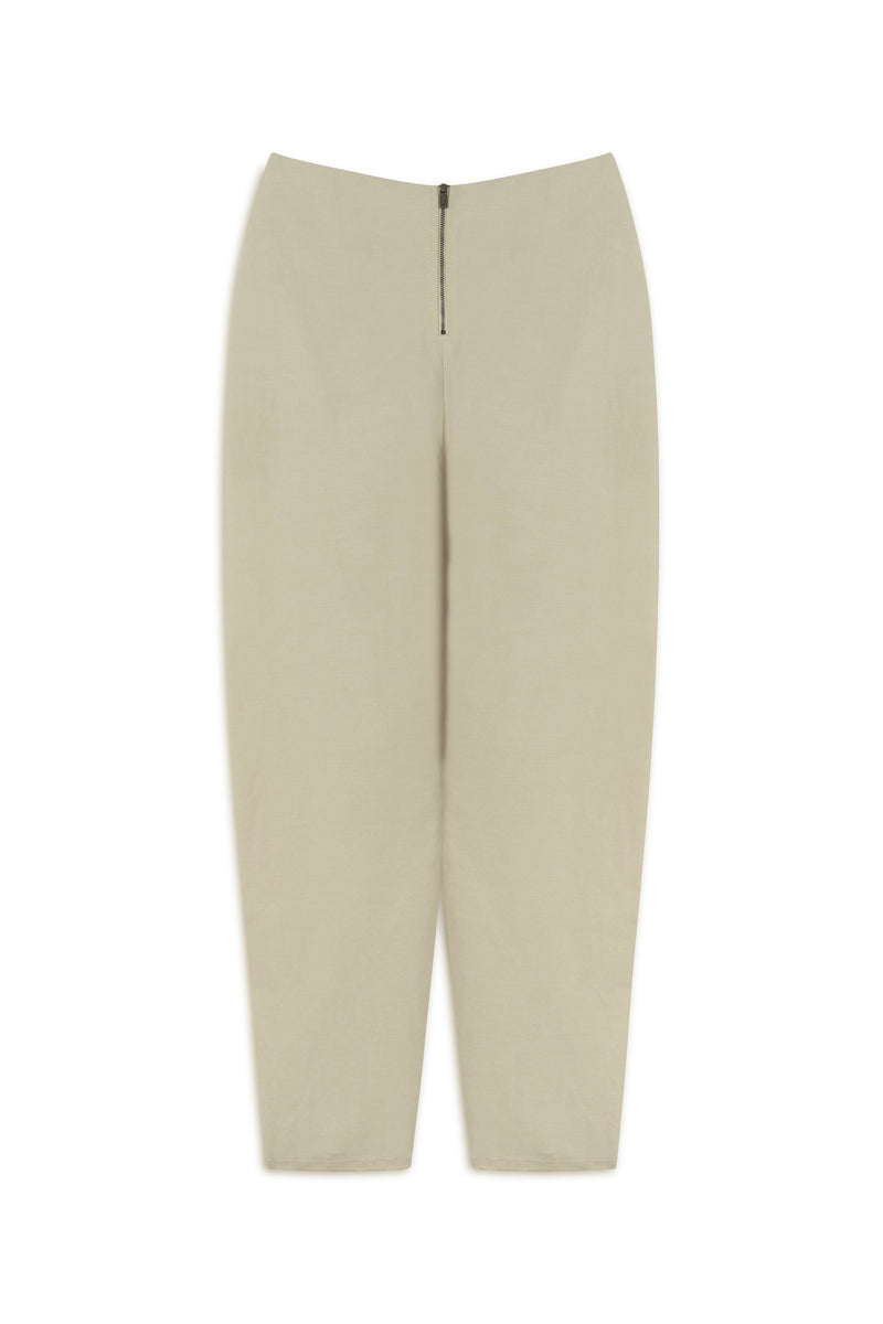 Asymmetrical Draped Detail Pants