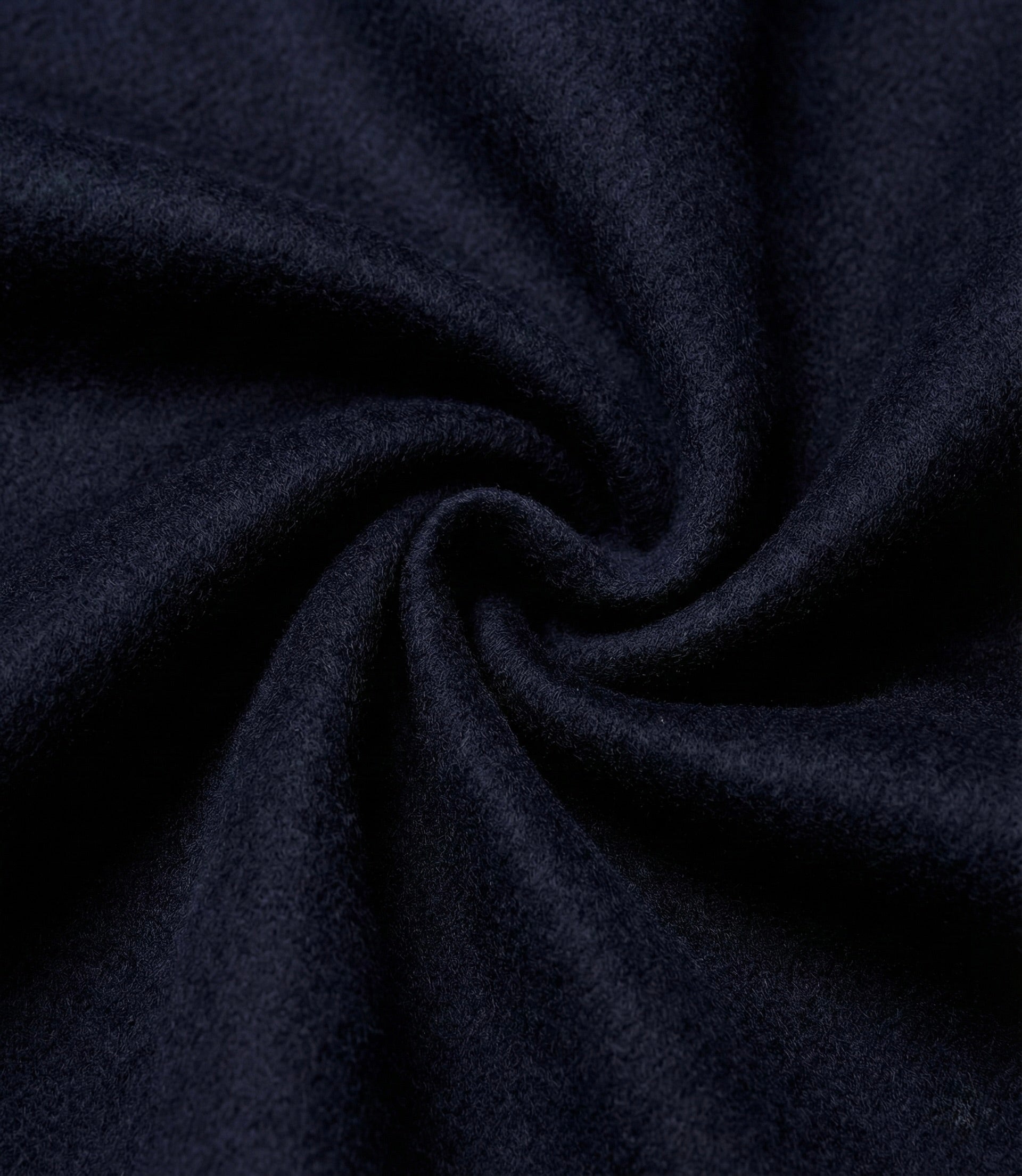 Zane Barläs Navy Blue Cashmere Overcoat, soft hand feel cashmere and wool blend