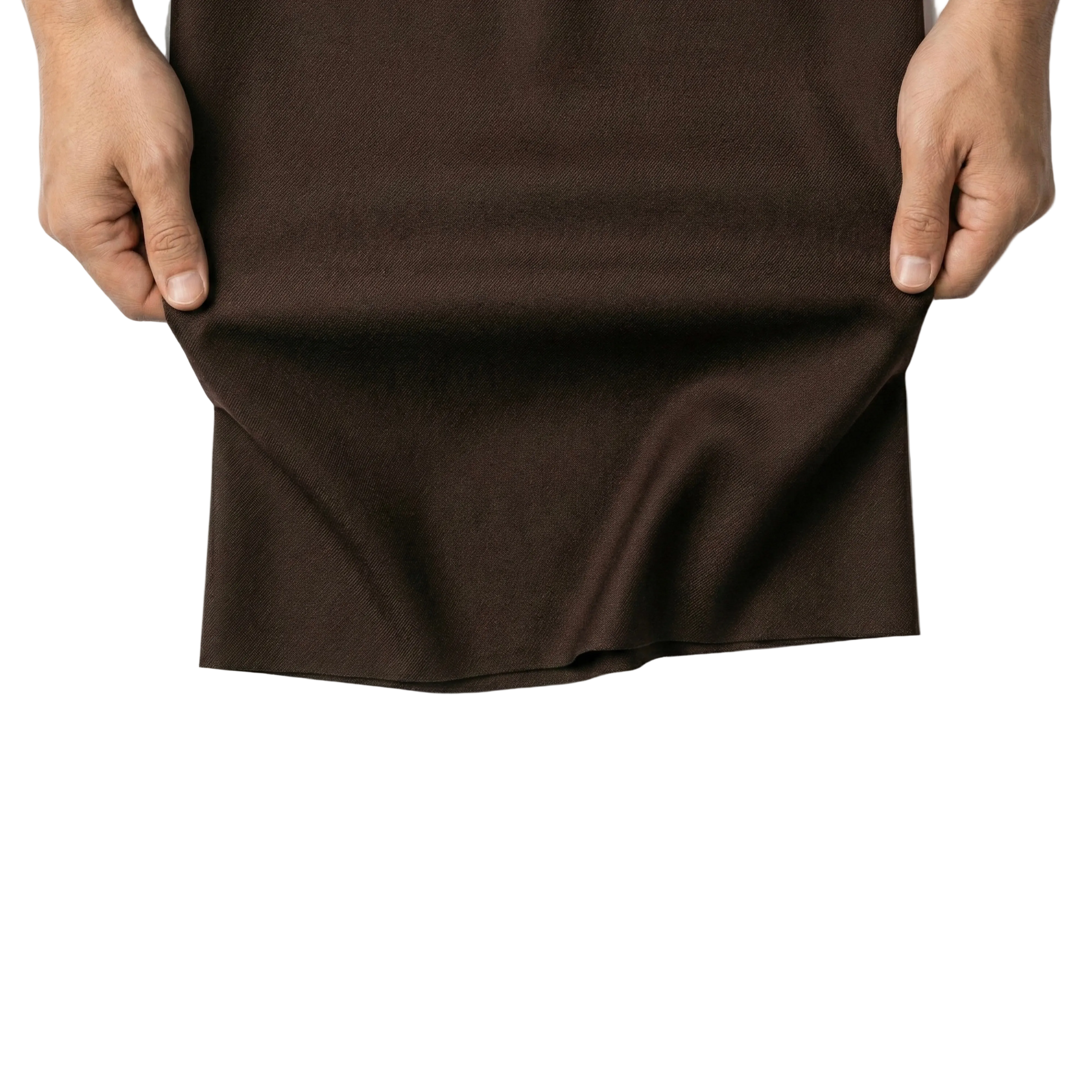 Zane Barläs Oxford Brown Plain Suit, high-twist wool recovery Italian Super 110s fabric