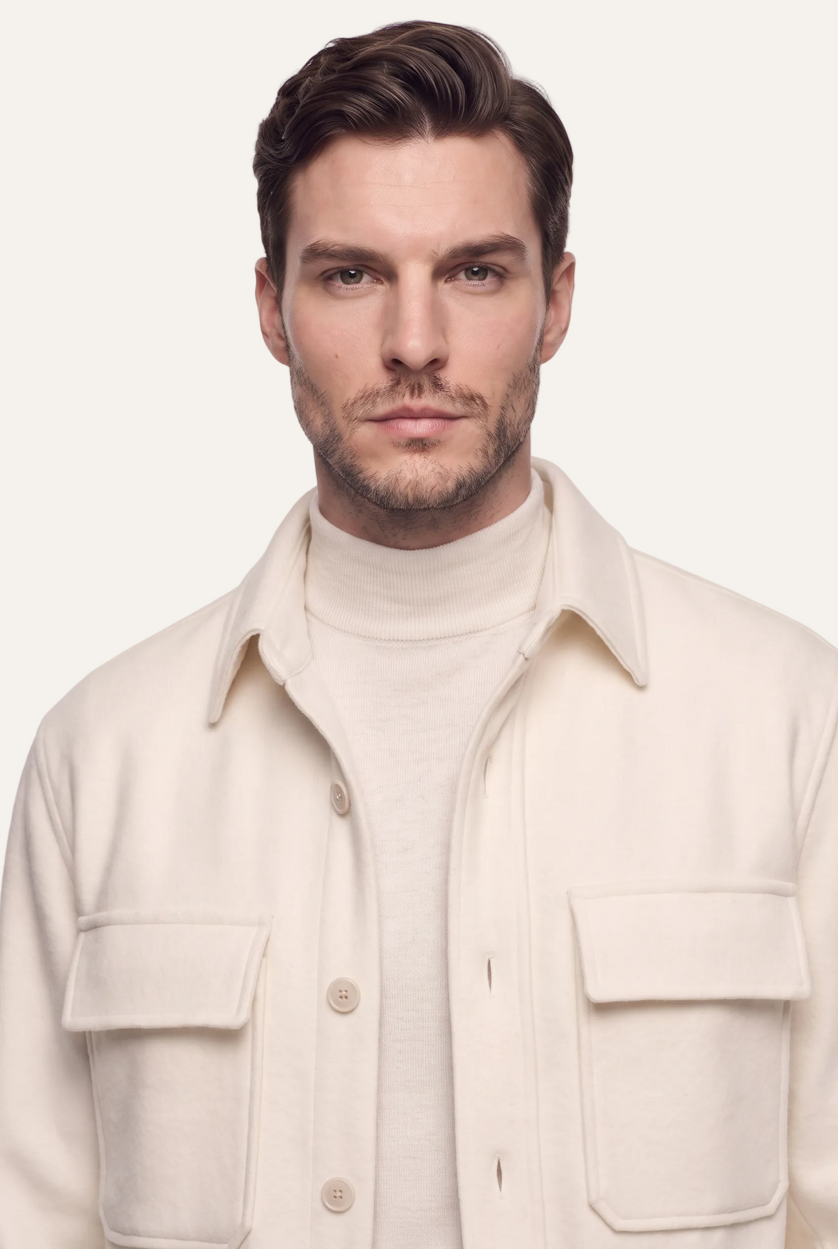 Off-White Shirt Jacket, front portrait