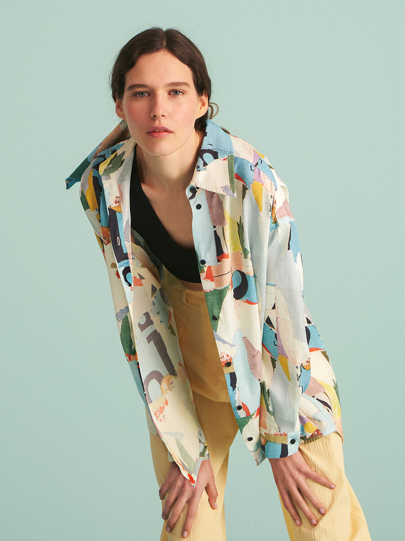 Printed Oversize Shirt