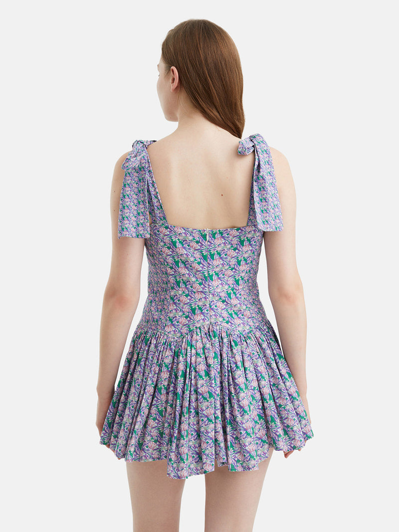 Amelia Metaverse Printed Dress