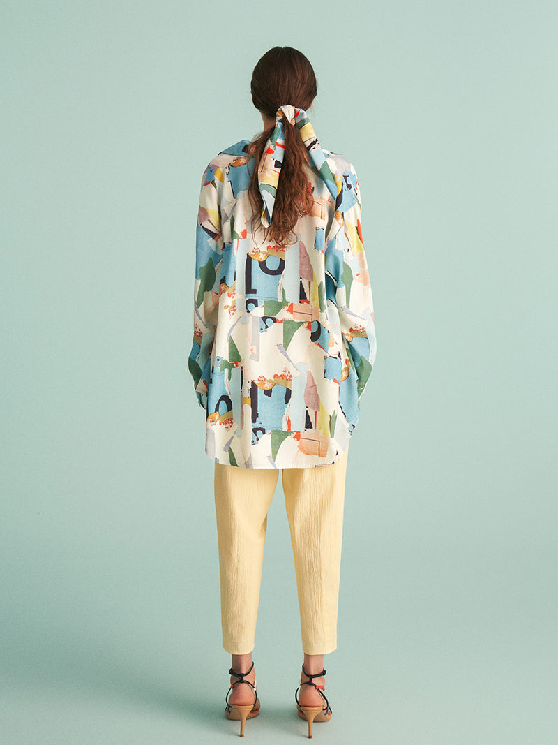 Printed Oversize Shirt