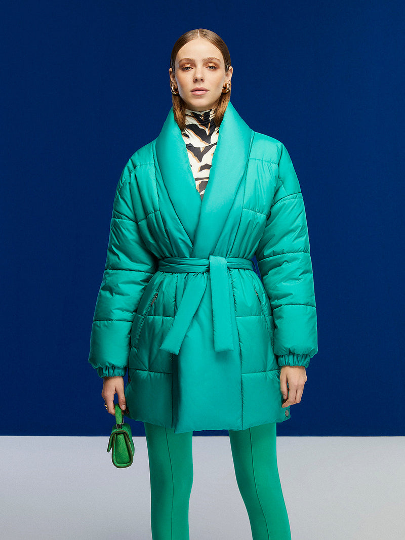 Belted Puffer Jacket