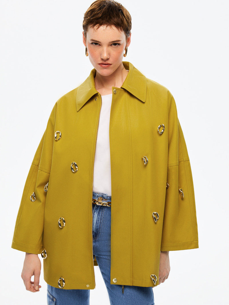 Chained Trench Coat
