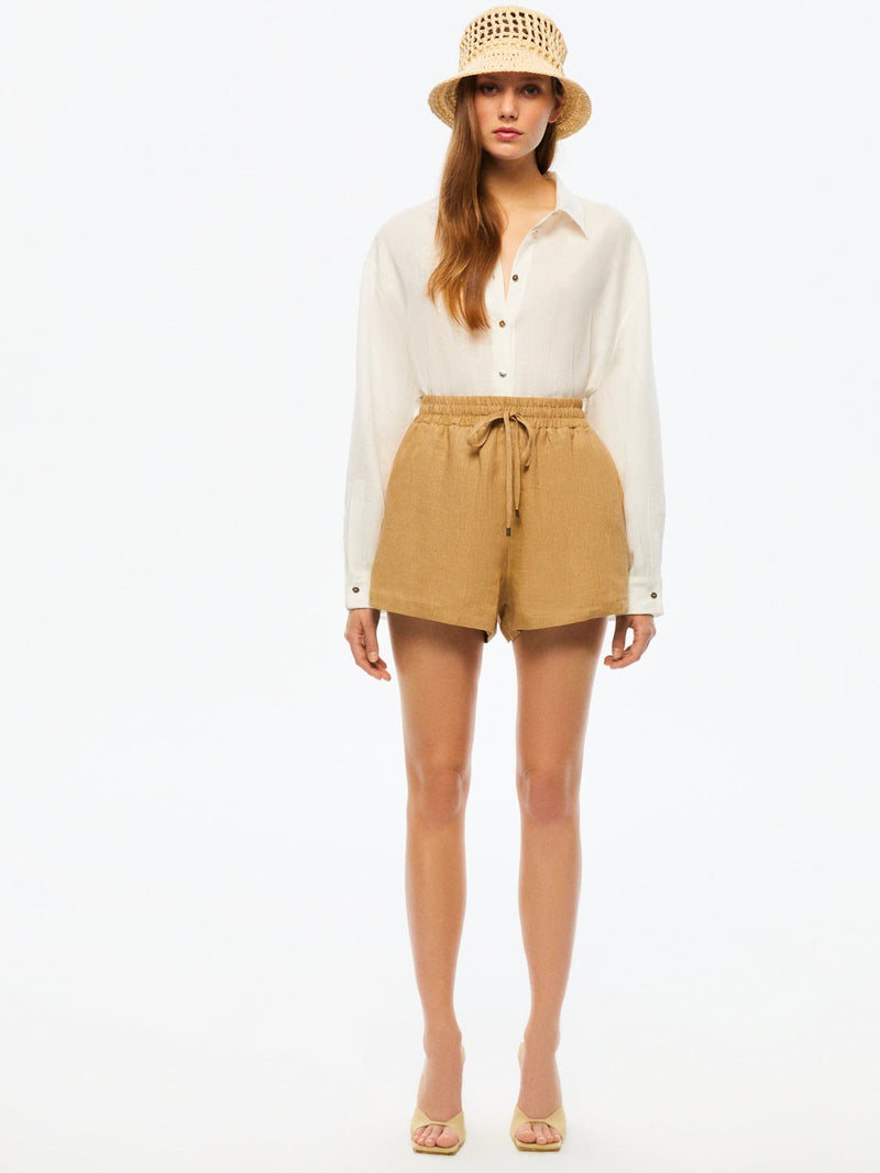 Mini Linen Shorts