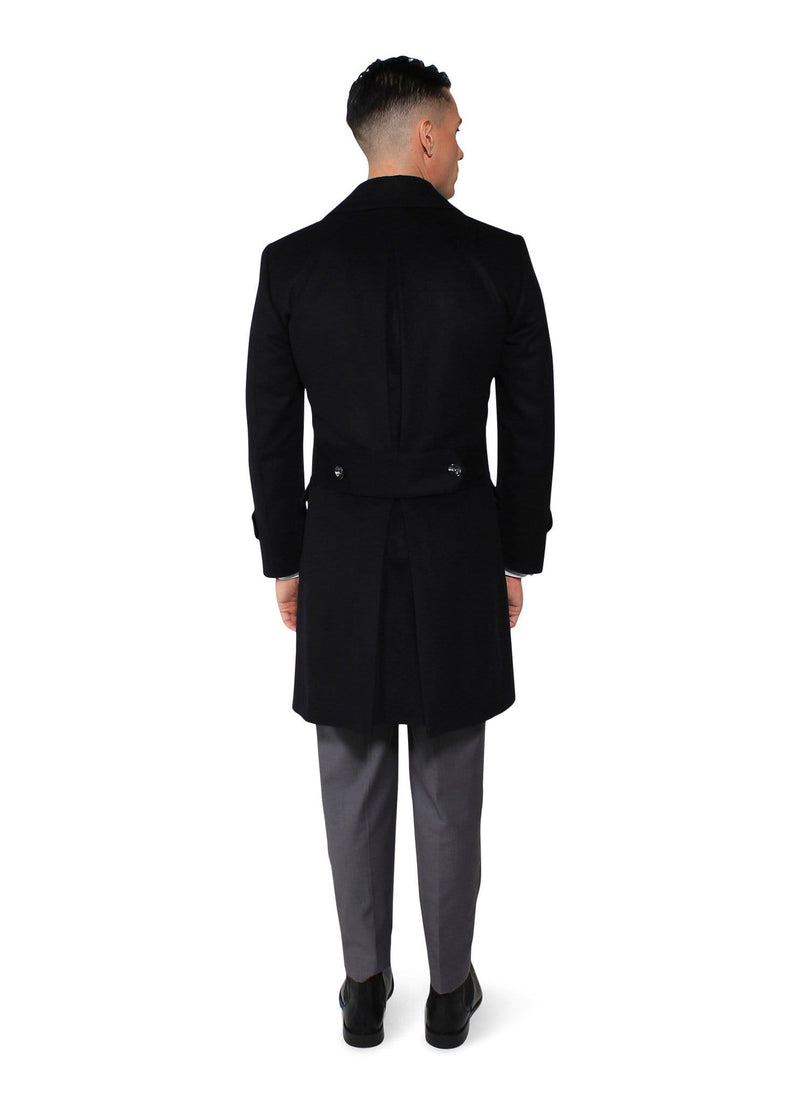 Black Camel Overcoat - Rental