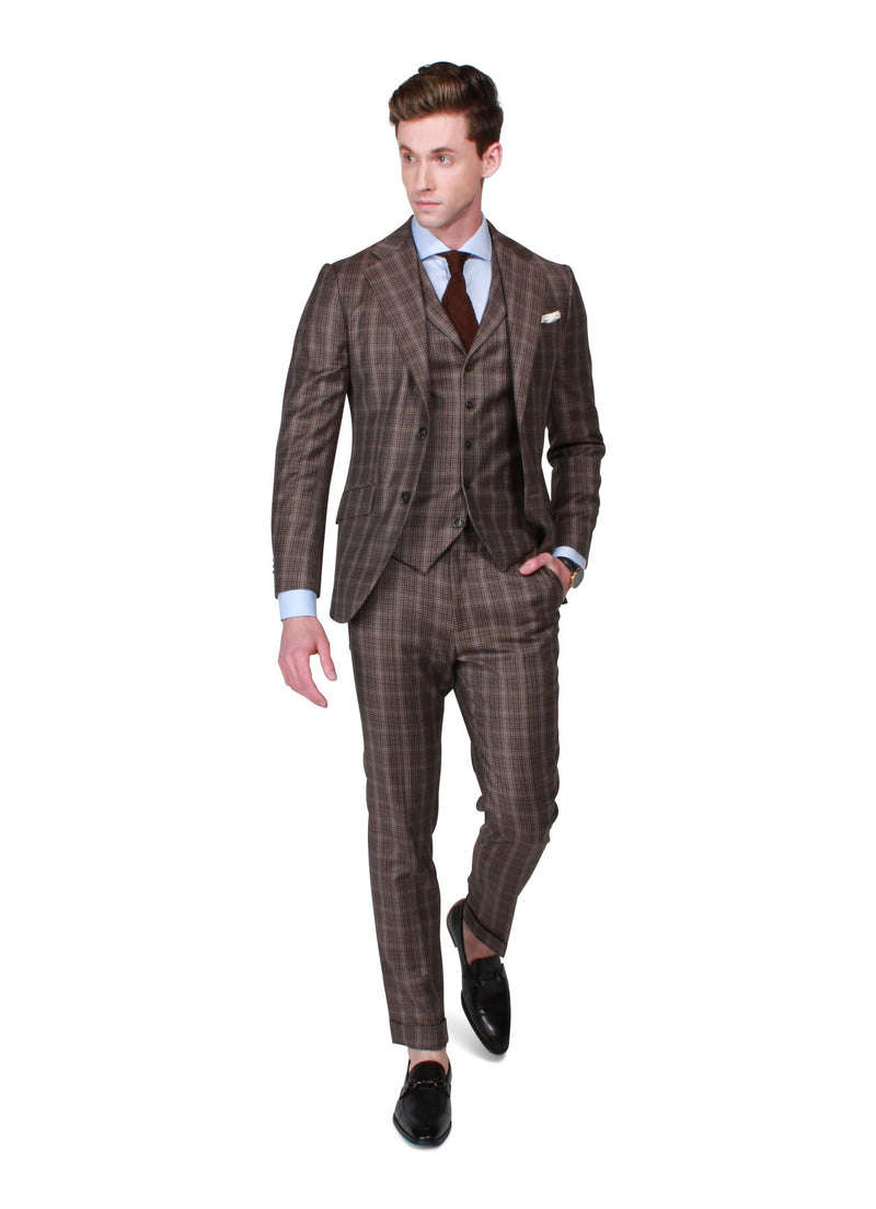Brown Check Suit - Rental