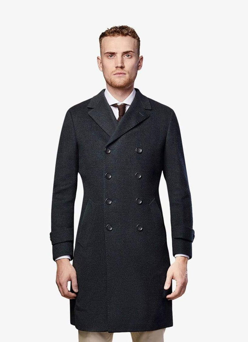 Green Double Breasted Overcoat- Rental