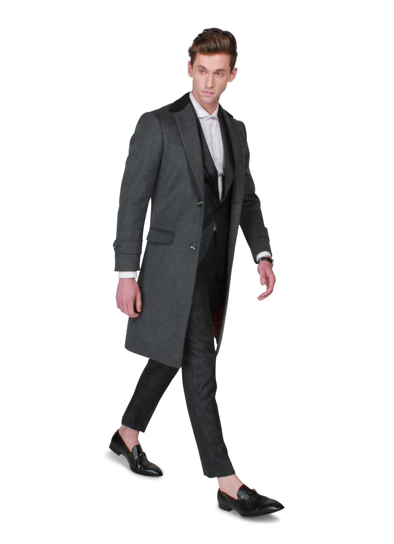 Grey Overcoat - Rental - Rental