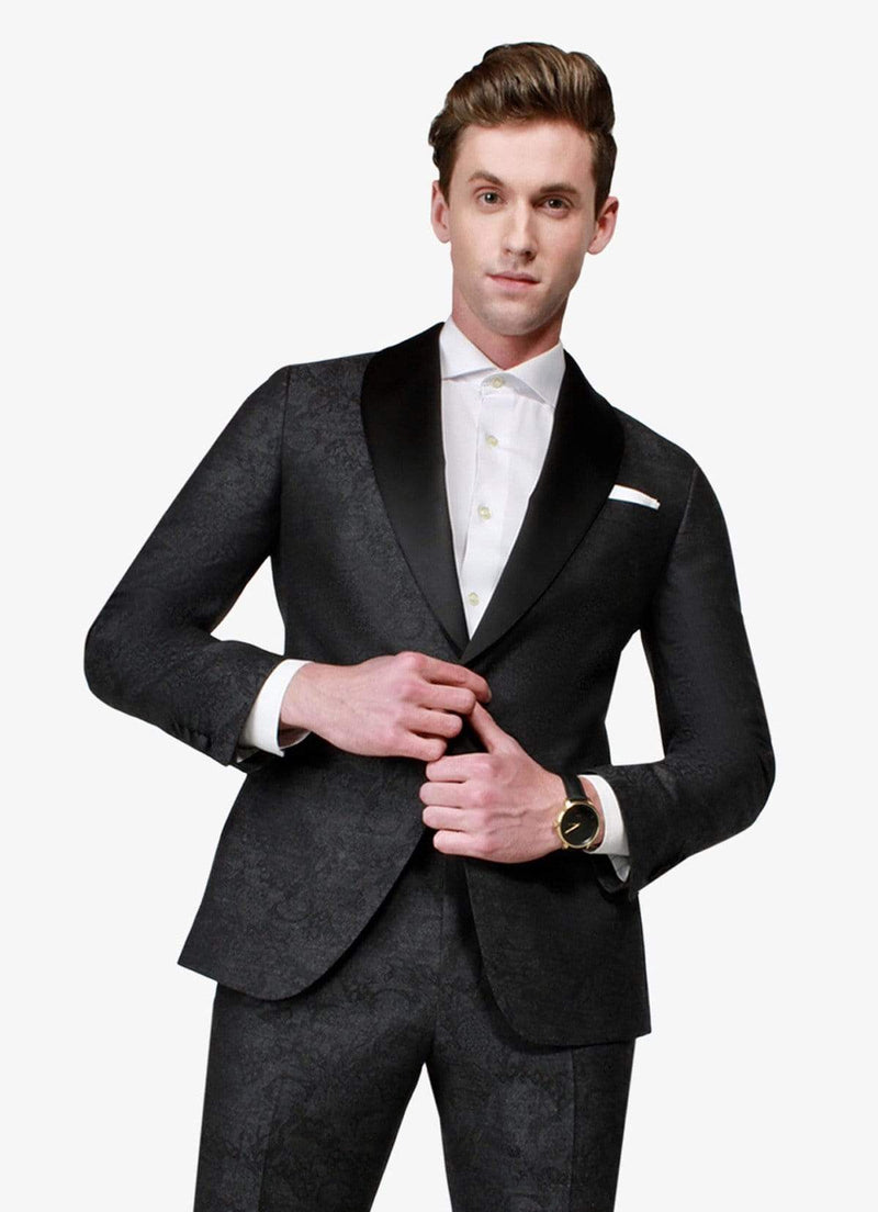 Grey Statement Tuxedo - Rental