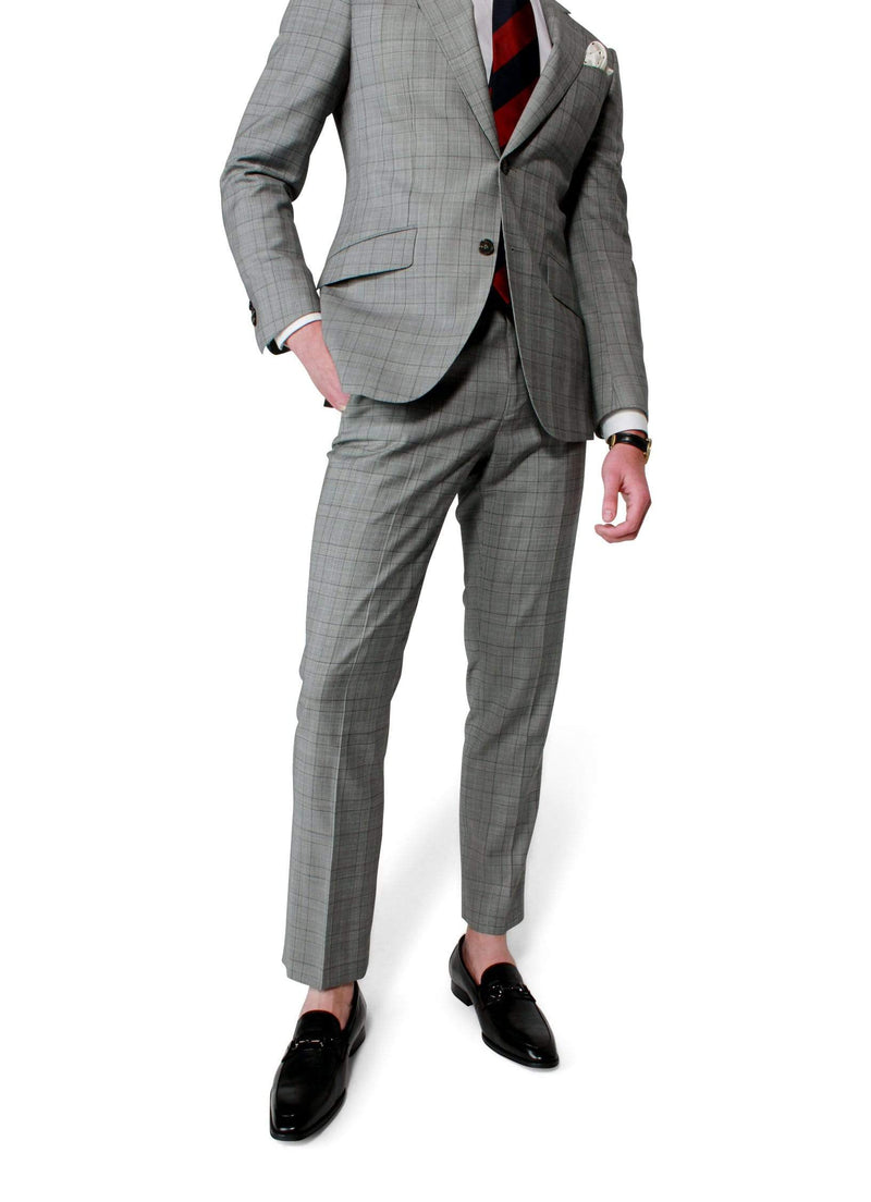 Oxford Grey Check Suit - Rental