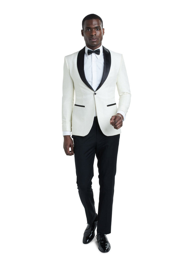 White Tuxedo Jacket - Rental