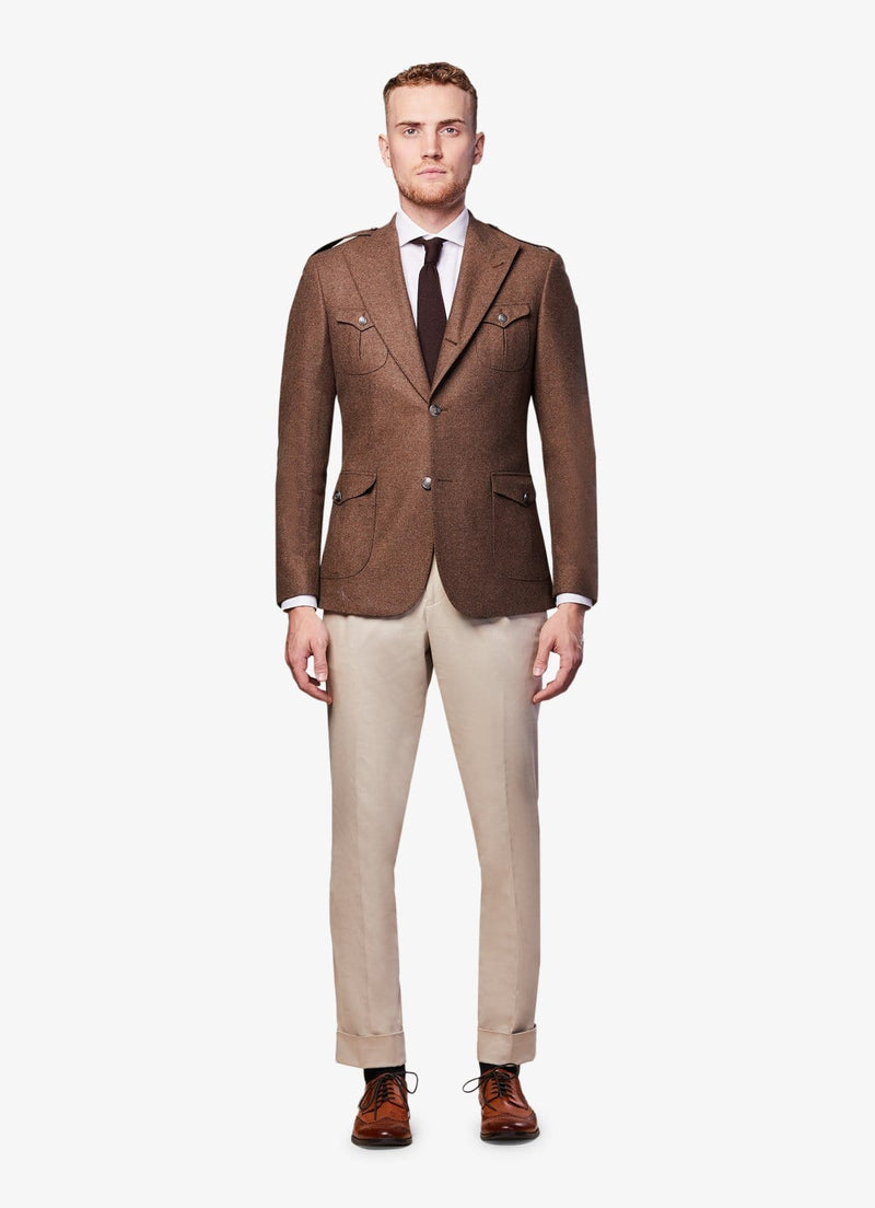 Brown Safari Blazer