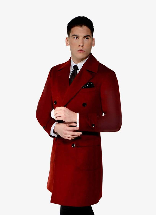 Red Cashmere Overcoat - GQ Exclusive