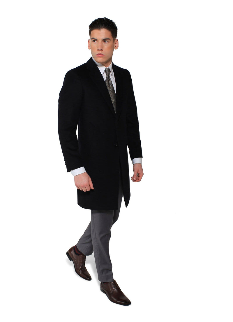 Black Cashmere Overcoat – Zane Barläs