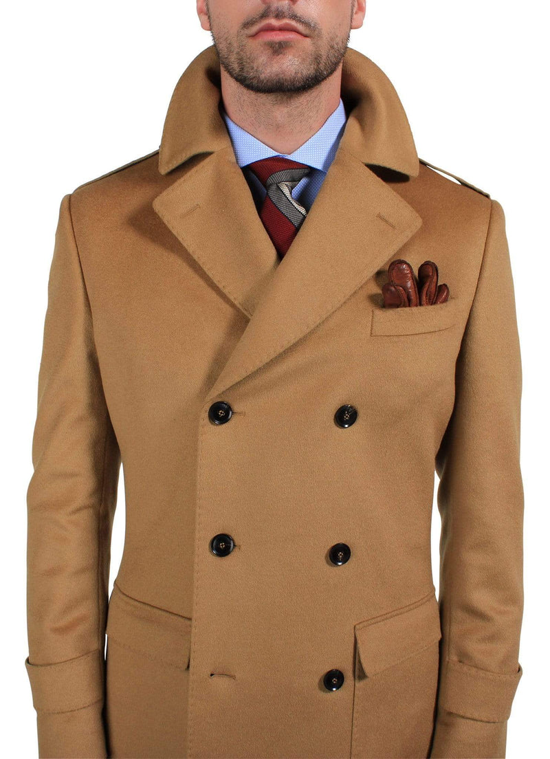 Brown Cashmere Overcoat