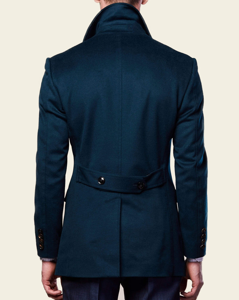 Green Cashmere Peacoat