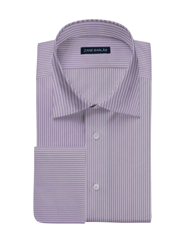 LIGHT PURPLE STRIPE SHIRT