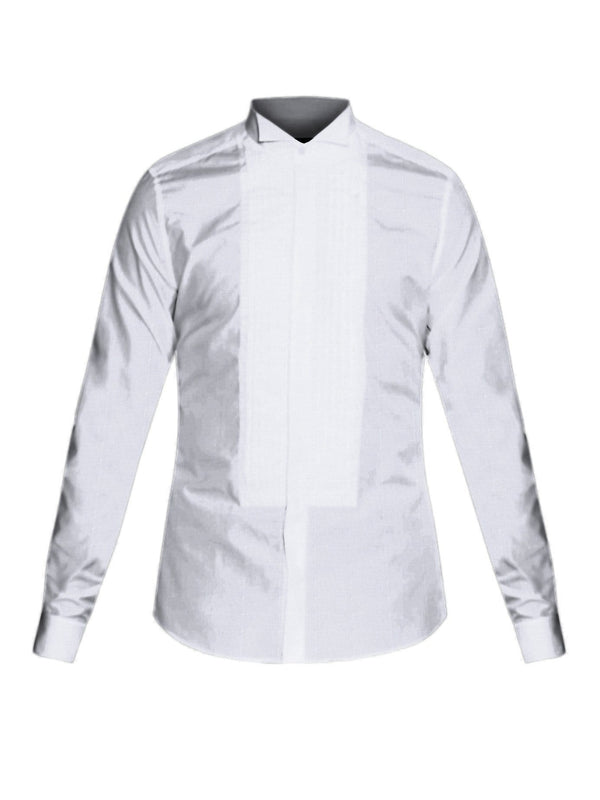 WHITE TUXEDO SHIRT