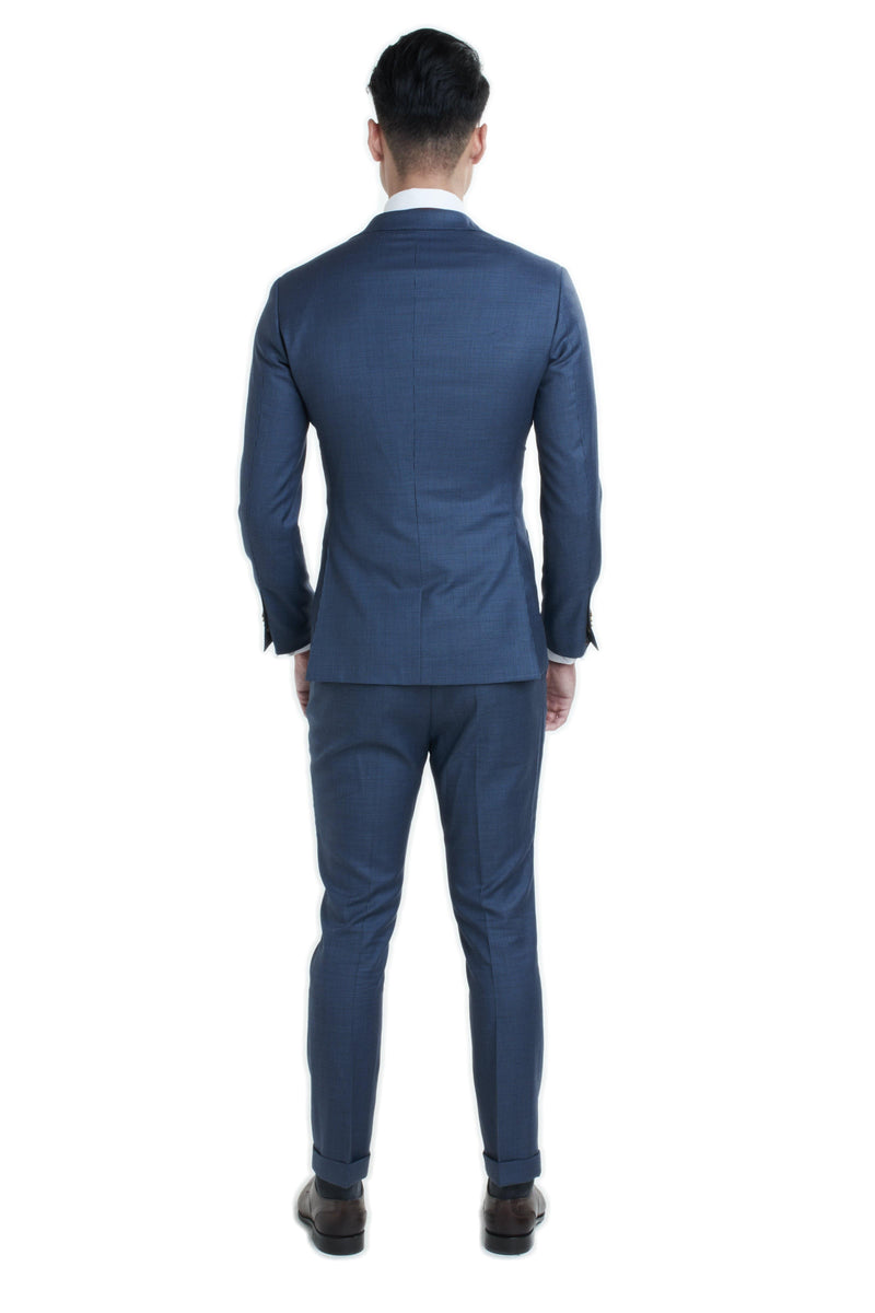 Blue Houndstooth Suit