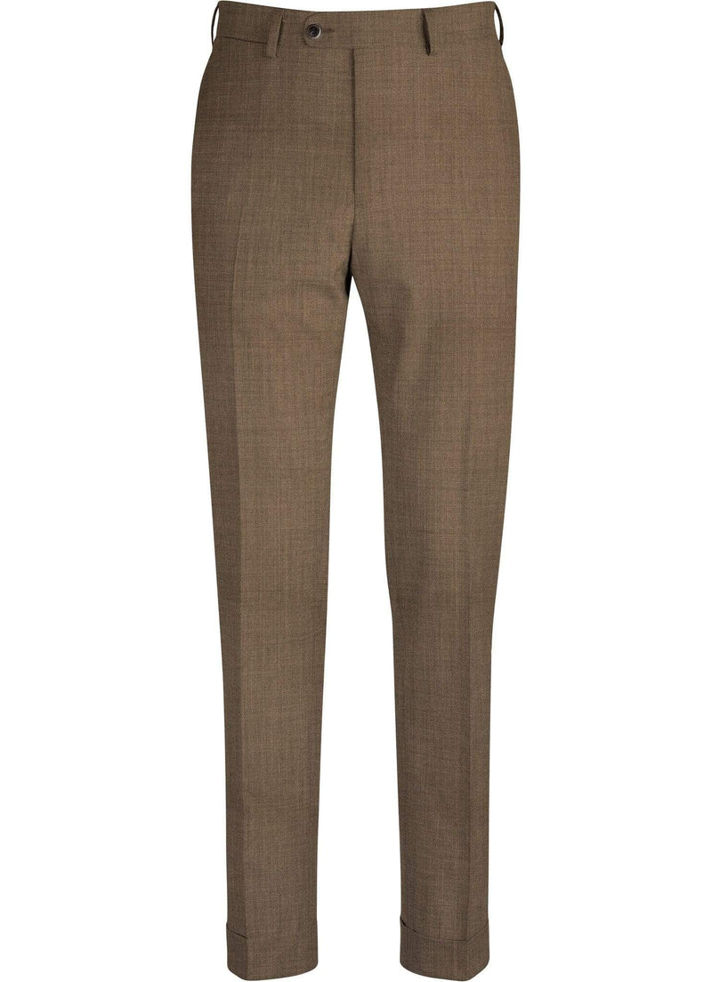 Beige Plain Trousers