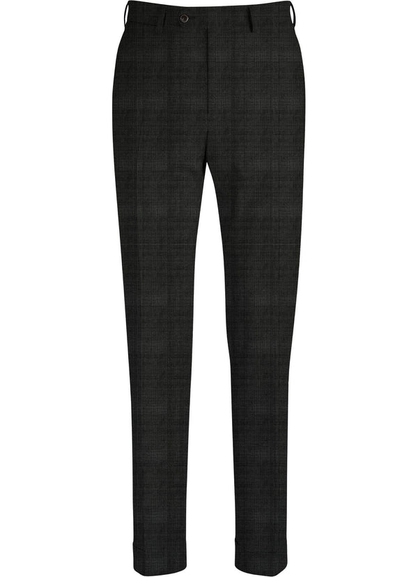 Black/white Semi Plain Trousers