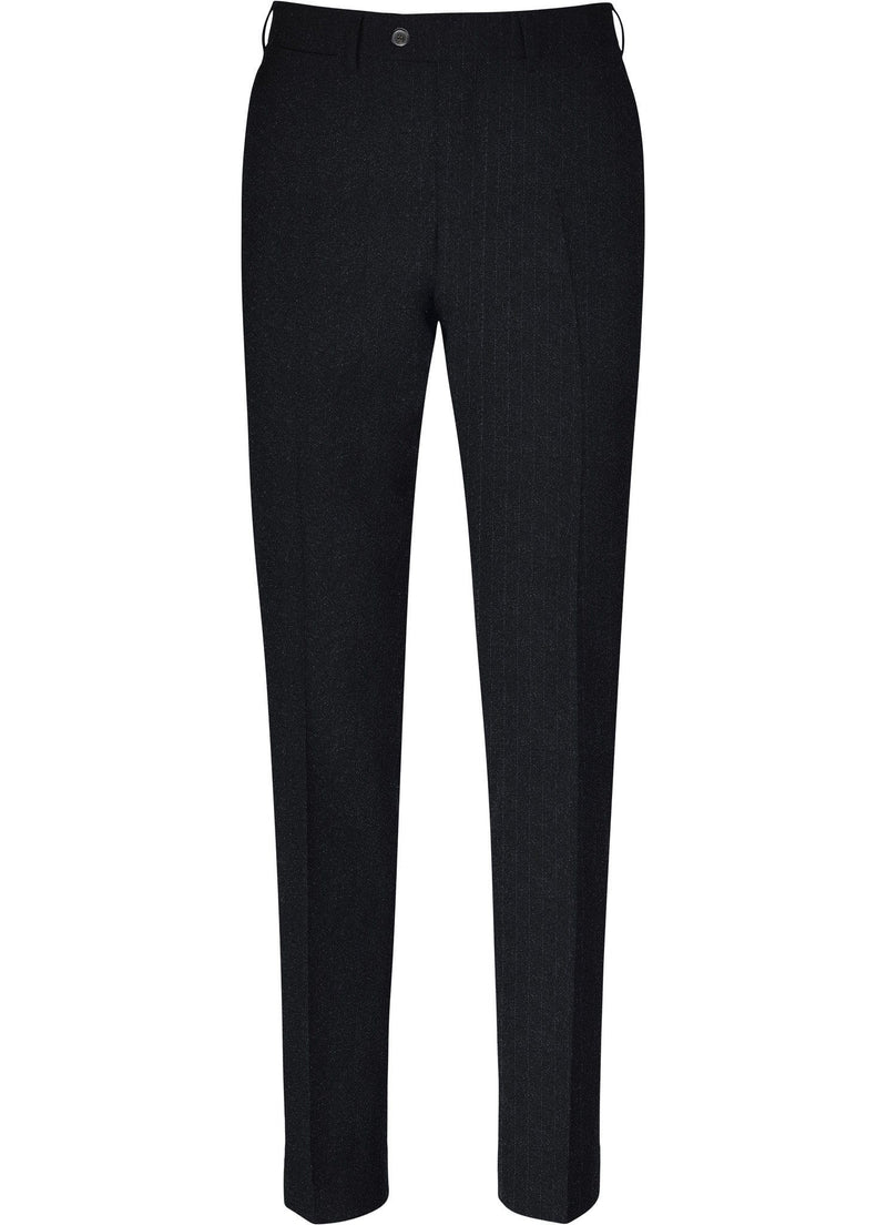 Dark Charcoal Pinstripe Trousers