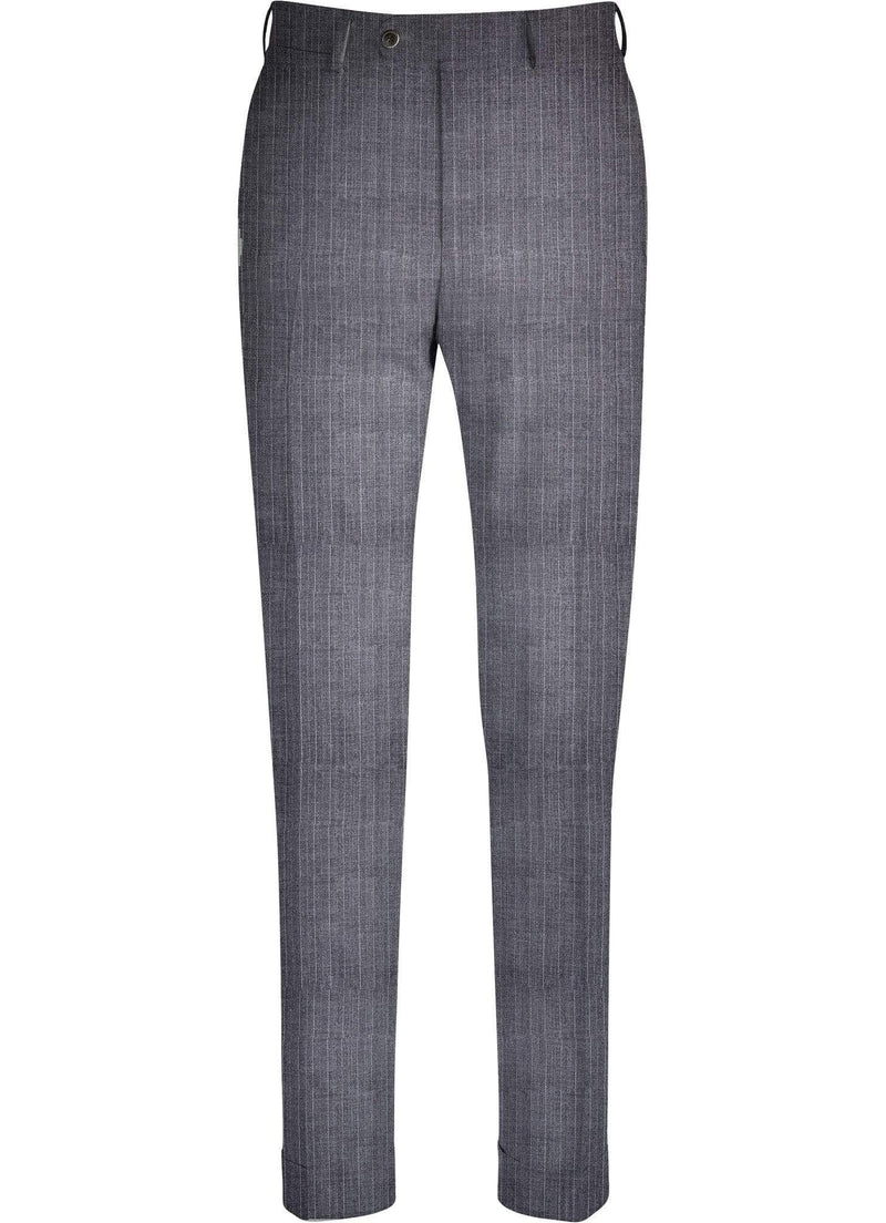 Grey Pinstripe Trousers