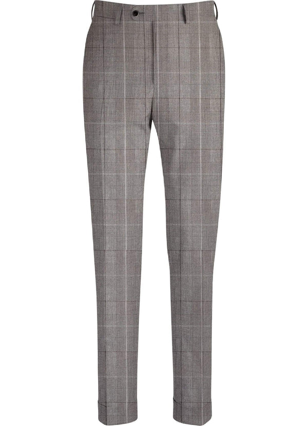 Grey Plaid Trousers