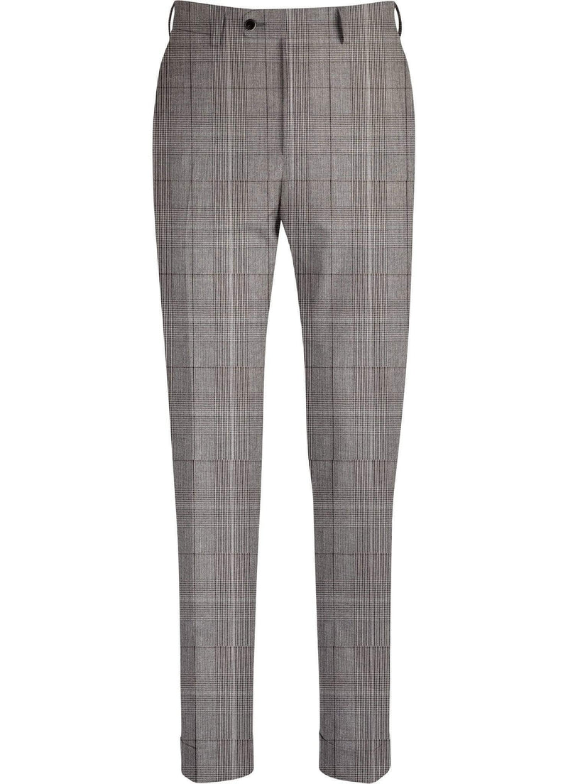 Grey Plaid Trousers Zane Barlas